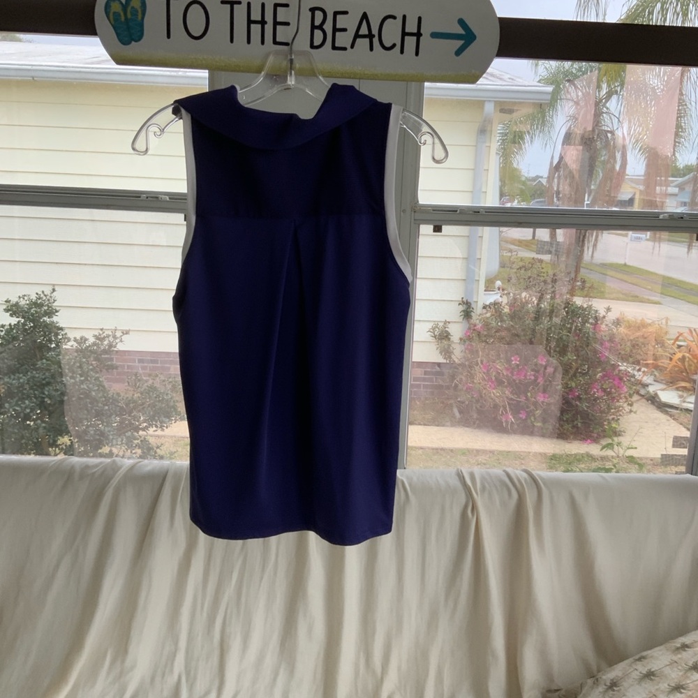 Elegant Purple Sleeveless Top